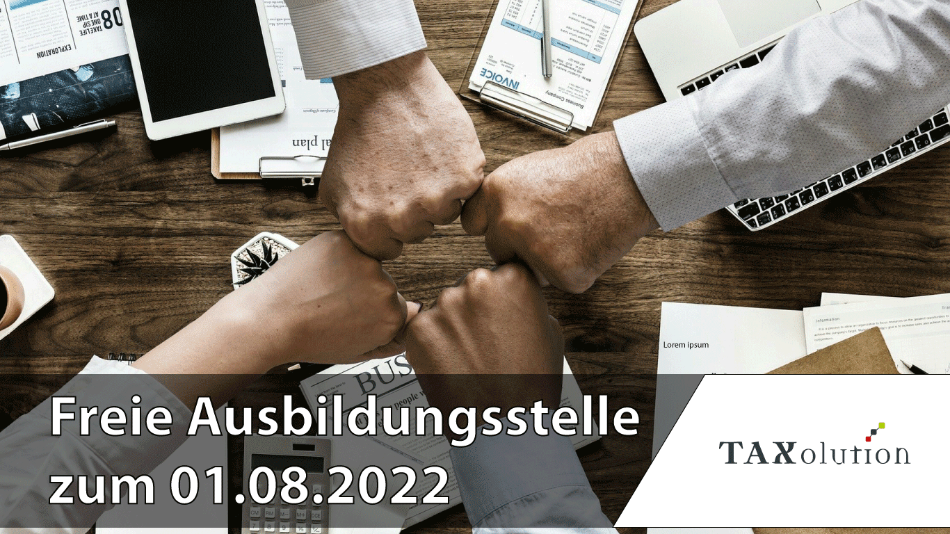 Freie Ausbildungsstelle zum 1. August 2022!